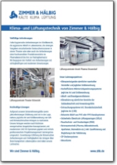 Infoblatt Klimatechnik