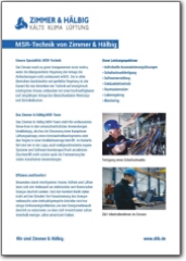 Infoblatt MSR Technik