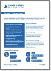 Infoblatt Service